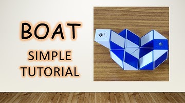 I Made a BOAT From a SNAKE CUBE!! EASY TUTORIAL