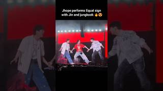 Hobi Performed Equal Sign With Jin And Jungkook