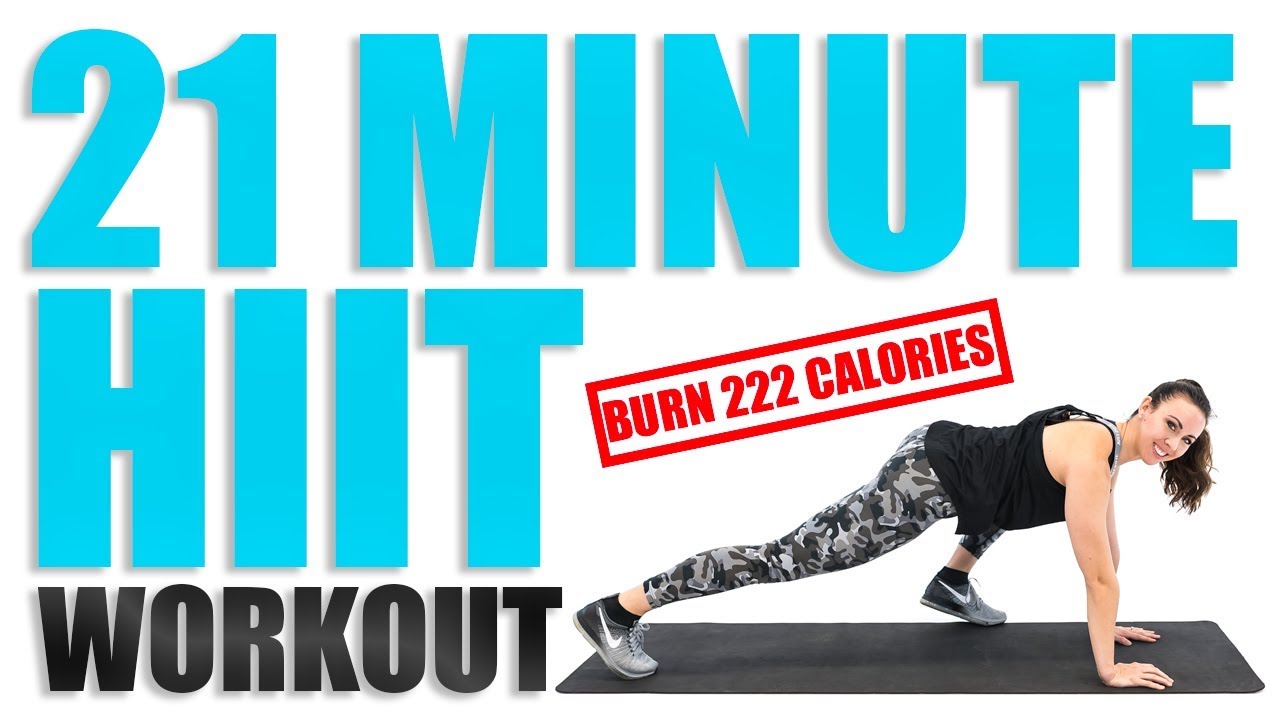 21 Minute HIIT Workout YouTube
