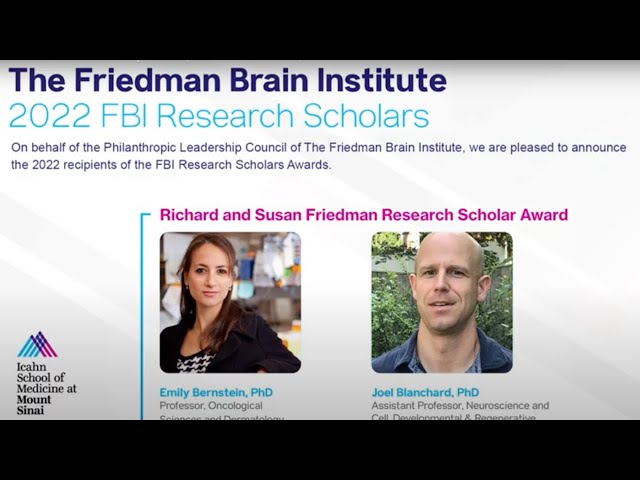 2022 FBI Research Scholars - Emily Bernstein, PhD and Joel Blanchard, PhD