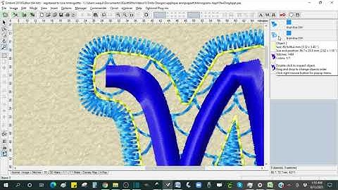 Nodes vs Stitch Points - Part 2 - with Embird Embroidery Software -whiling creating an Applique