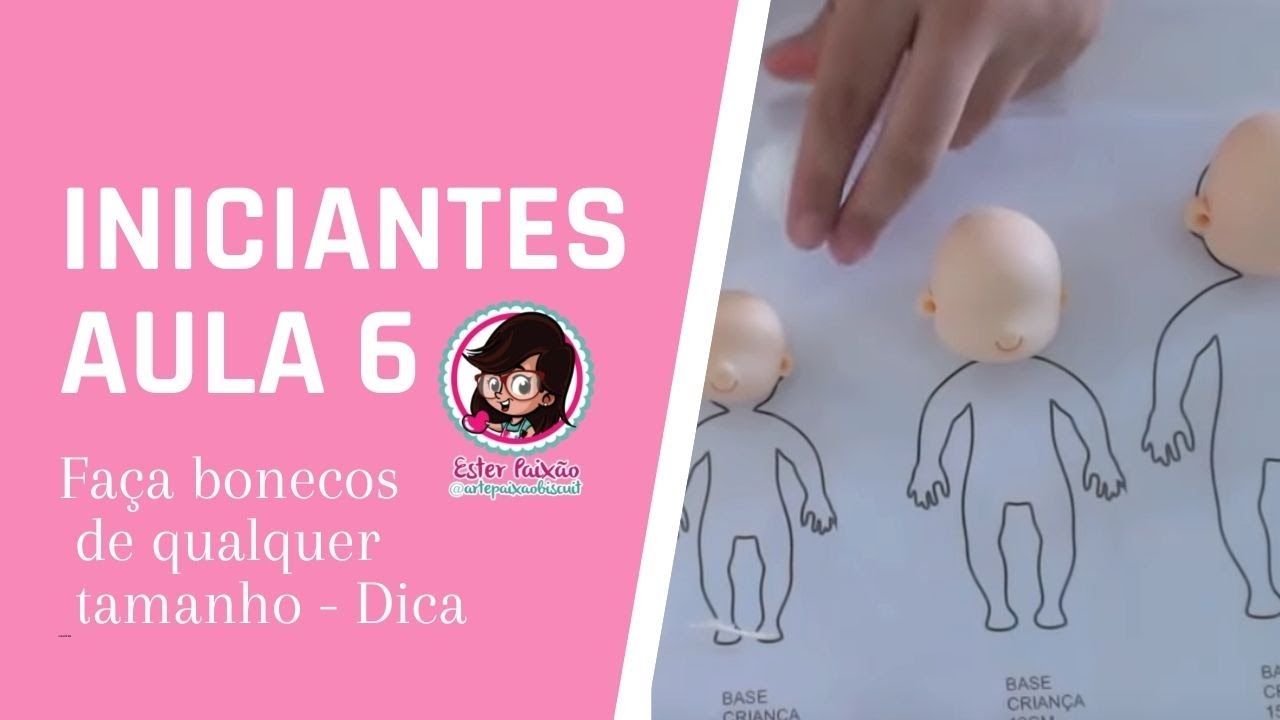 Como criar um padrão de tamanhos para seus bonecos de Biscuit (porcelana fria)