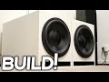 DIY LOUD SUBWOOFER BOX BUILD!