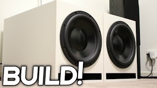 DIY LOUD SUBWOOFER BOX BUILD!