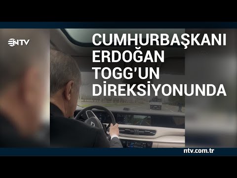 @NTV Cumhurbaşkanı Erdoğan Togg'un direksiyonunda