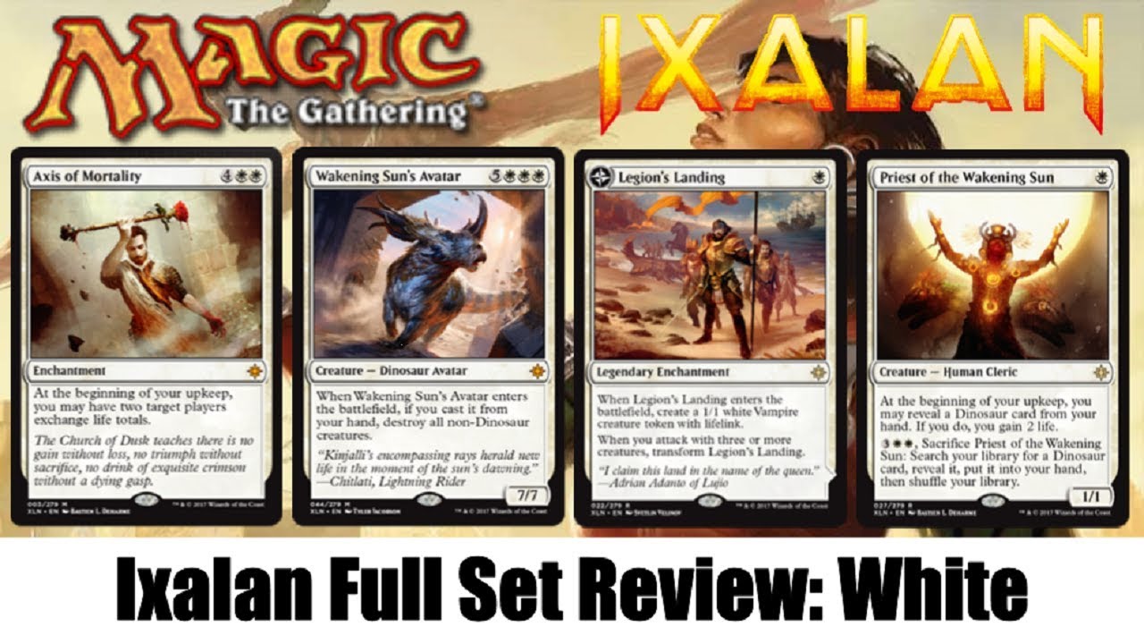 MTG Ixalan Full Set Review: White! 