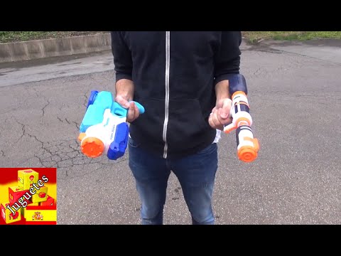 niños con pistolas nerf