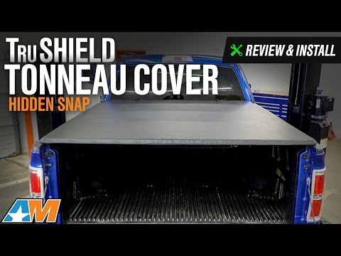 2004 2014 F 150 Trushield Hidden Snap Tonneau Cover Review Install Youtube