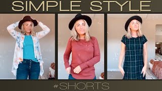 SIMPLE STYLE 💋 1 Hat 3 Casual Outfits #Shorts