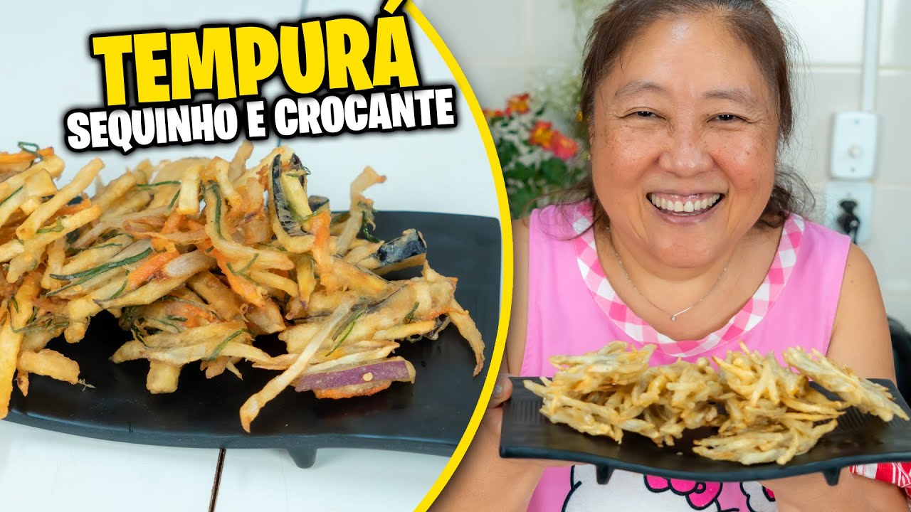 COMO FAZER TEMPURÁ SECO E CROCANTE | TIA DO JOINHA