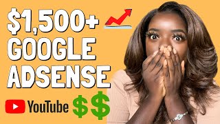 I MADE $1,500+ on GOOGLE ADSENSE! This is what happened… screenshot 2