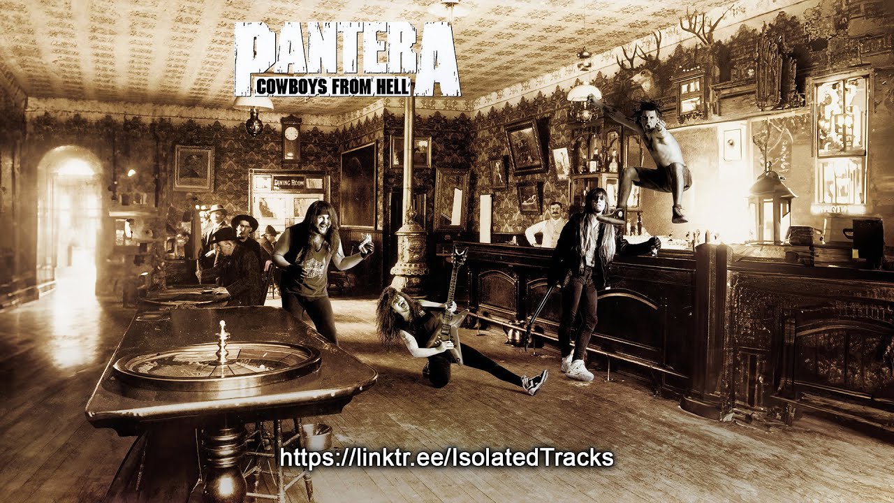 Pantera Cowboys from Hell (Drums & Vocals Only) YouTube