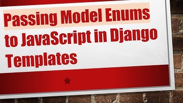 Passing Model Enums to JavaScript in Django Templates