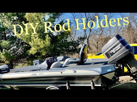 DIY Rod Holders No Drill!!! 