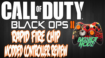 Custom Black Ops 2 Modded Controller Review: Rapid Fire Elite Chip | Designed By @BigShotModz