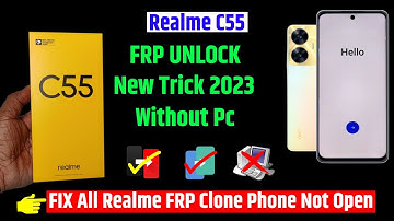 Realme c55 Frp bypass | without pc | rmx3710 Frp unlock clone phone not open