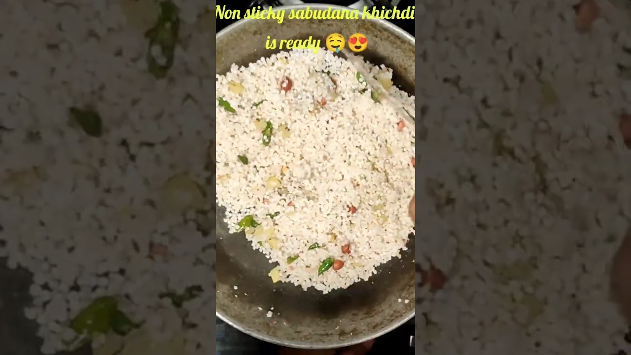 sabudana khichdi 