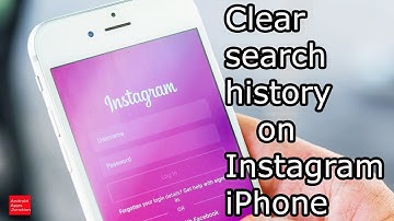How to clear search history on Instagram app in iPhone