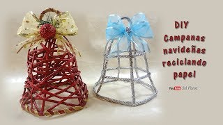 Download lagu DIY Canas navideñas reciclando papel DIY Christmas bells recycling paper DIY Canas navideñas reciclando papel DIY Christmas bells recycling paper