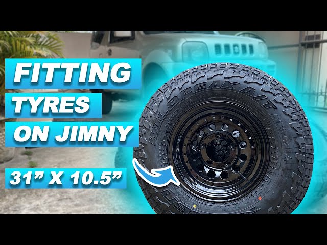 Fitting 31 Tyres on the Suzuki Jimny class=