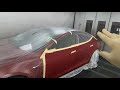 One way to spray candy paint (tinted clear) explained