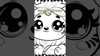 Engaging Kawaii Animals Coloring Pages: Cute Fun for Toddlers!