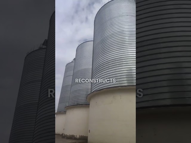 Advanced 3D scanning technology & feed silo inventory management #industrialsolutions #3dradar