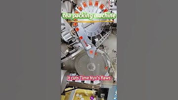 Tea packaging machine.  #smartmanufacturing #factoryproducts #automated #machine