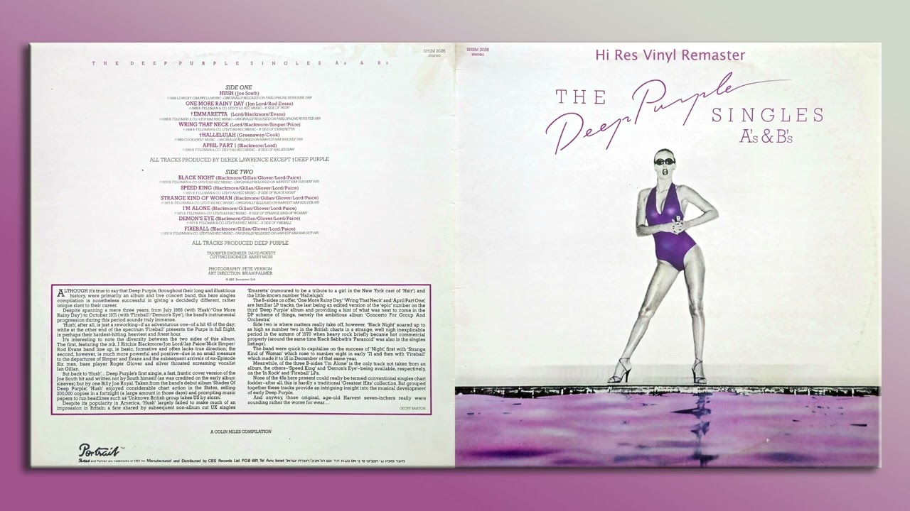 Deep Purple -Hallelujah - HiRes Vinyl Remaster - YouTube