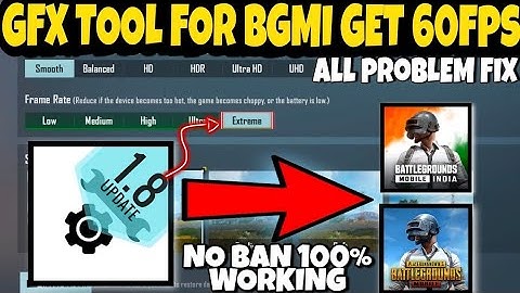 GFX tool New update is here 🤩 | GFX TOOL 1.8 Best Settings for bgmi 🔥