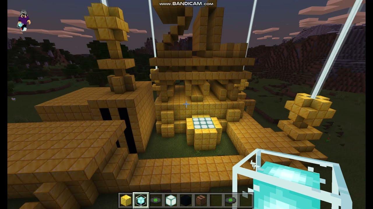 My brother and I made the 20th Century Fox logo. Over 100 blocks tall :  r/Minecraft