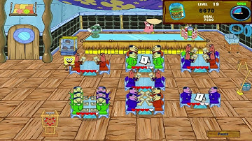 SpongeBob Diner Dash 2: Two Times the Trouble - Level #19 - Goo Lagoon IX