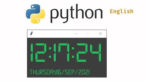 How to build Digital Clock in Python | Python project