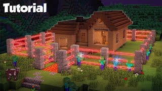 Minecraft: Как построить деревянный дом, защищенный от мафии - (Безопасный дом из красного камня)