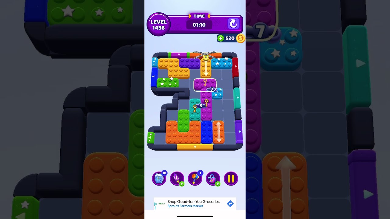 Color Block Jam Level 1436 New Current Games Colorblocks Colormatching