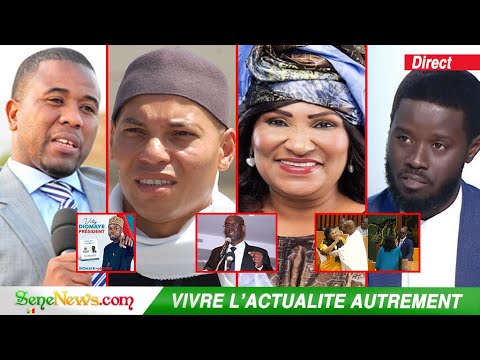 DIRECT : Diomaye Faye, Bougane, Rose Wardini... le tour de l'actualité politique au Sénégal