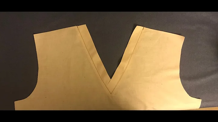 Part 1 -How to sew the Front neck band on the Unisex Scrub Top -Sewing Tutorial