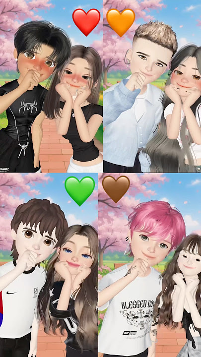 What would you choose ❤️🧡💚🤎 #zepeto #shorts #shortsfeed #trending #viral #xoteam #fyp #couple
