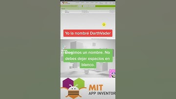 ¡Creando nuestra primera aplicación con MIT APP INVENTOR! #short
