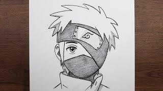 Kolay Anime Çizimi, Karakalem Ile Adım Adım Anime Çocuk Resmi Nasıl Çizilir