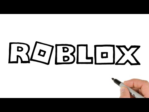 Roblox logo Drawing / Easy tutorial 