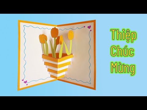 Video Hướng dẫn làm thiệp 3d 20/11 tặng thầy cô / Làm thiệp... - youtube
