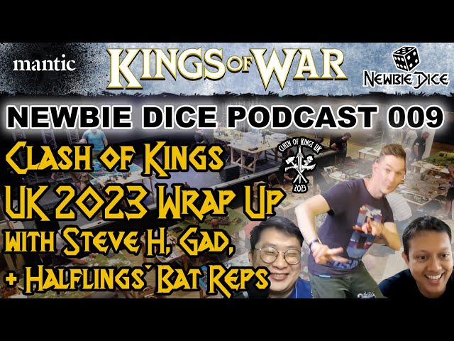 Kings of War Podcast - UK Clash of Kings 2023 Wrap up wSteve