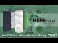 HemiPleat® Gold Cone Dust Collector Filter Pulse Cleaning