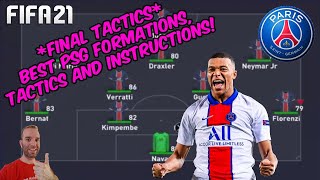 *FINAL TACTICS* FIFA 21 - BEST PSG Formation, Tactics and Instructions