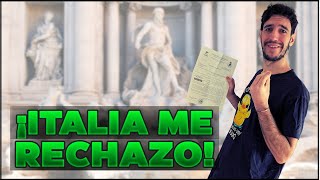 ¡ME RECHAZARON LA CIUDADANIA ITALIANA!