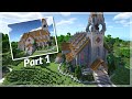 Minecraft: How to Build a Medieval Church | Church Tutorial - Part 1