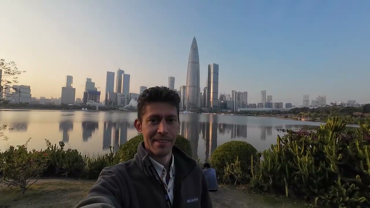 Китай сейчас #18, Шэньчжэнь, Река в Nanshan, Набережная, Talent