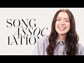 Lizzy McAlpine Sings &#39;Ceilings&#39;, Billie Eilish, and Adele in a Game of Song Association | ELLE