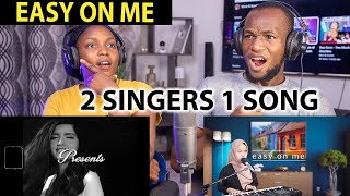 2 SINGERS 1 SONG: Putri Ariani  VS ANGELINA JORDAN - EASY ON ME